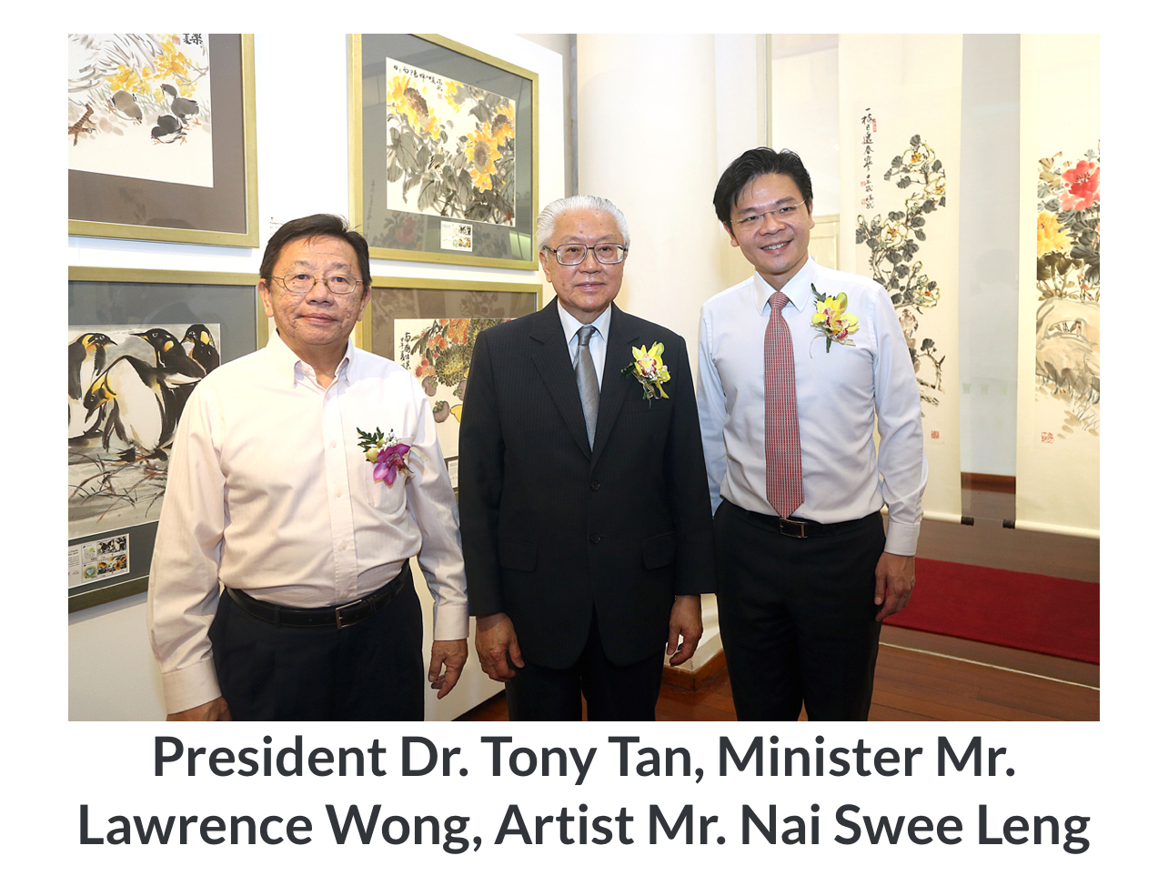 2014 The President’s Charity Art Exhibition (The Singapore Post Stamp Series)
